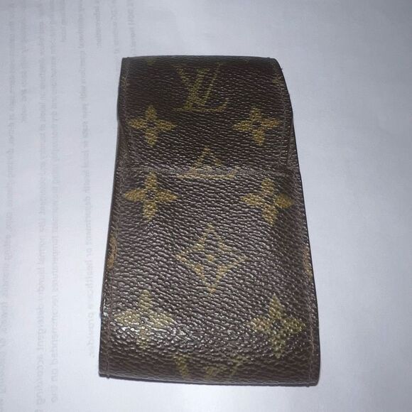 Louis Vuitton Vintage Monogram Mobile Etui Phone Or Cigarette Case AUTHENTIC - Picture 1 of 13